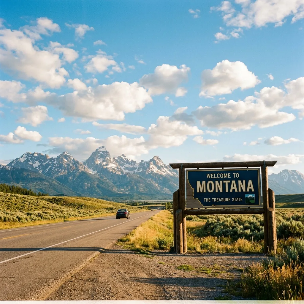 Montana LLC vehicle registration solution no sales tax no inspection