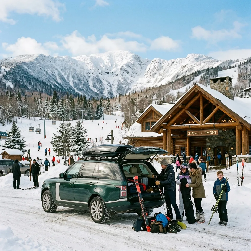 Vermont ski resort luxury SUV Stowe vehicle tax case study savings