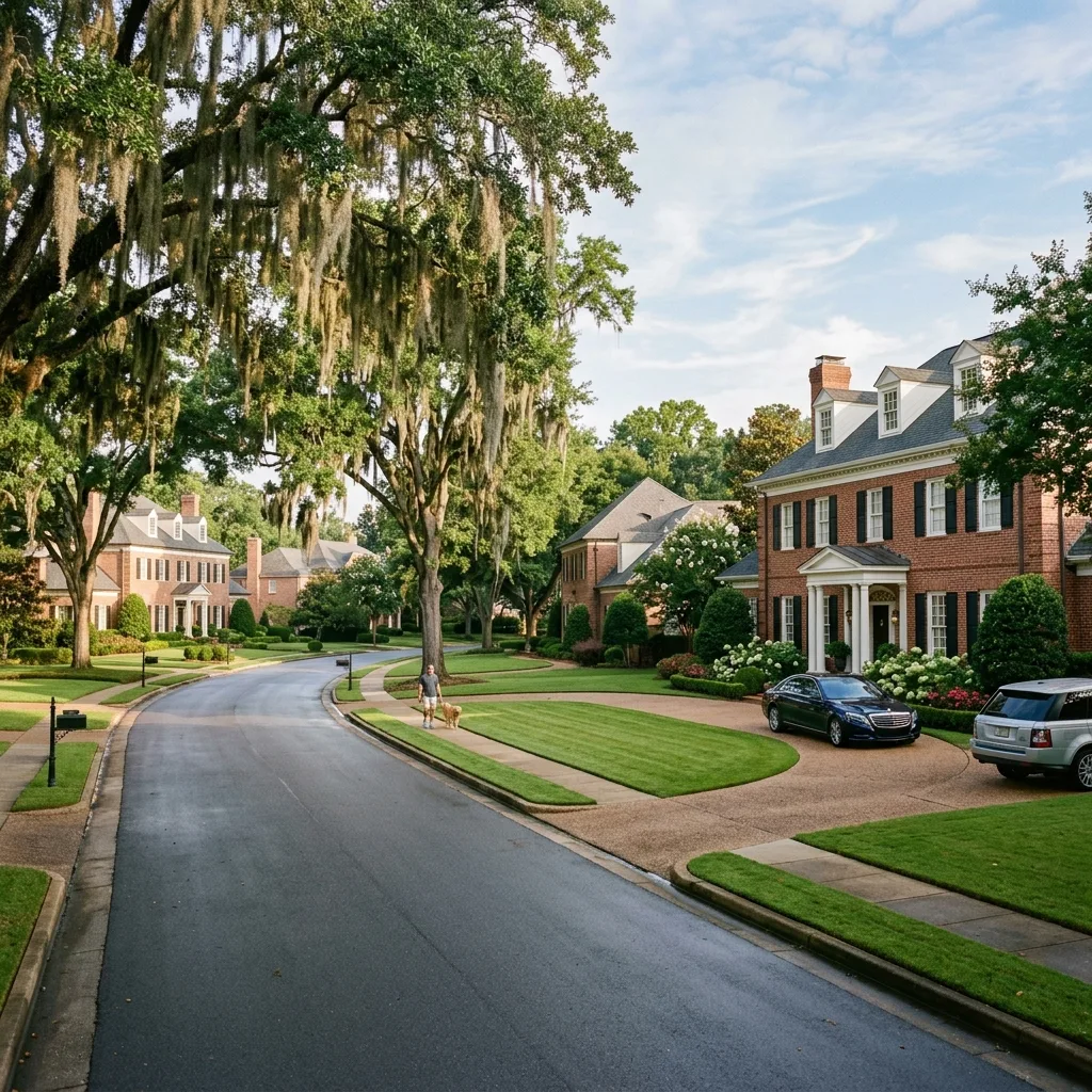 Shelby County Alabama upscale neighborhood high vehicle property tax