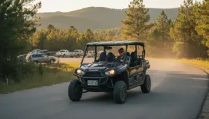 Arkansas ATV UTV registration Montana LLC permanent plate county road Ouachita Mountains