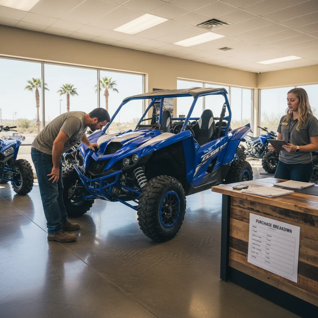 Arizona sales tax on ATV UTV side-by-side purchase