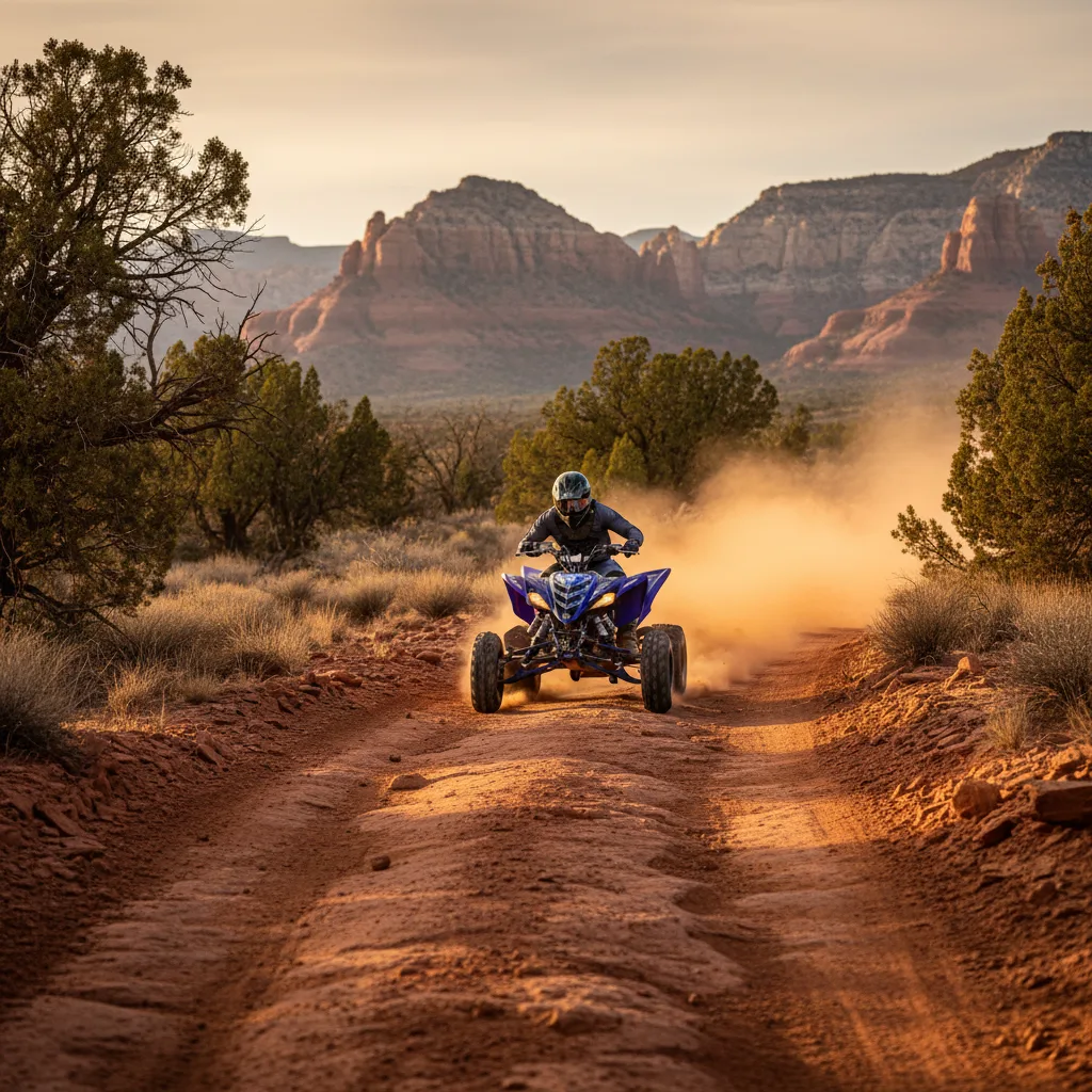 Arizona WATV street legal ATV on paved road with Montana plate