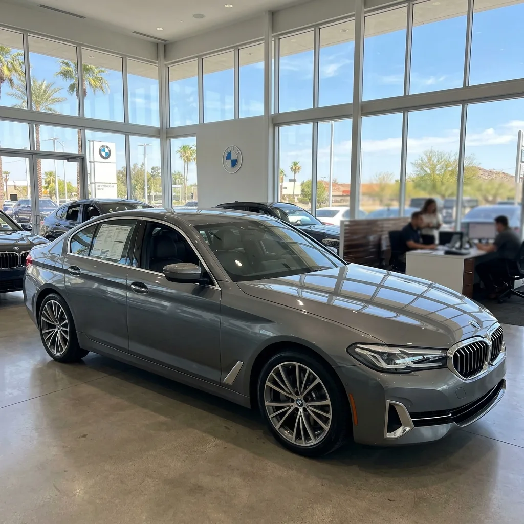BMW luxury vehicle Scottsdale Arizona dealership arizona vehicle license tax