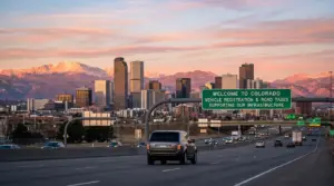 colorado vehicle tax Denver Rocky Mountains specific ownership tax