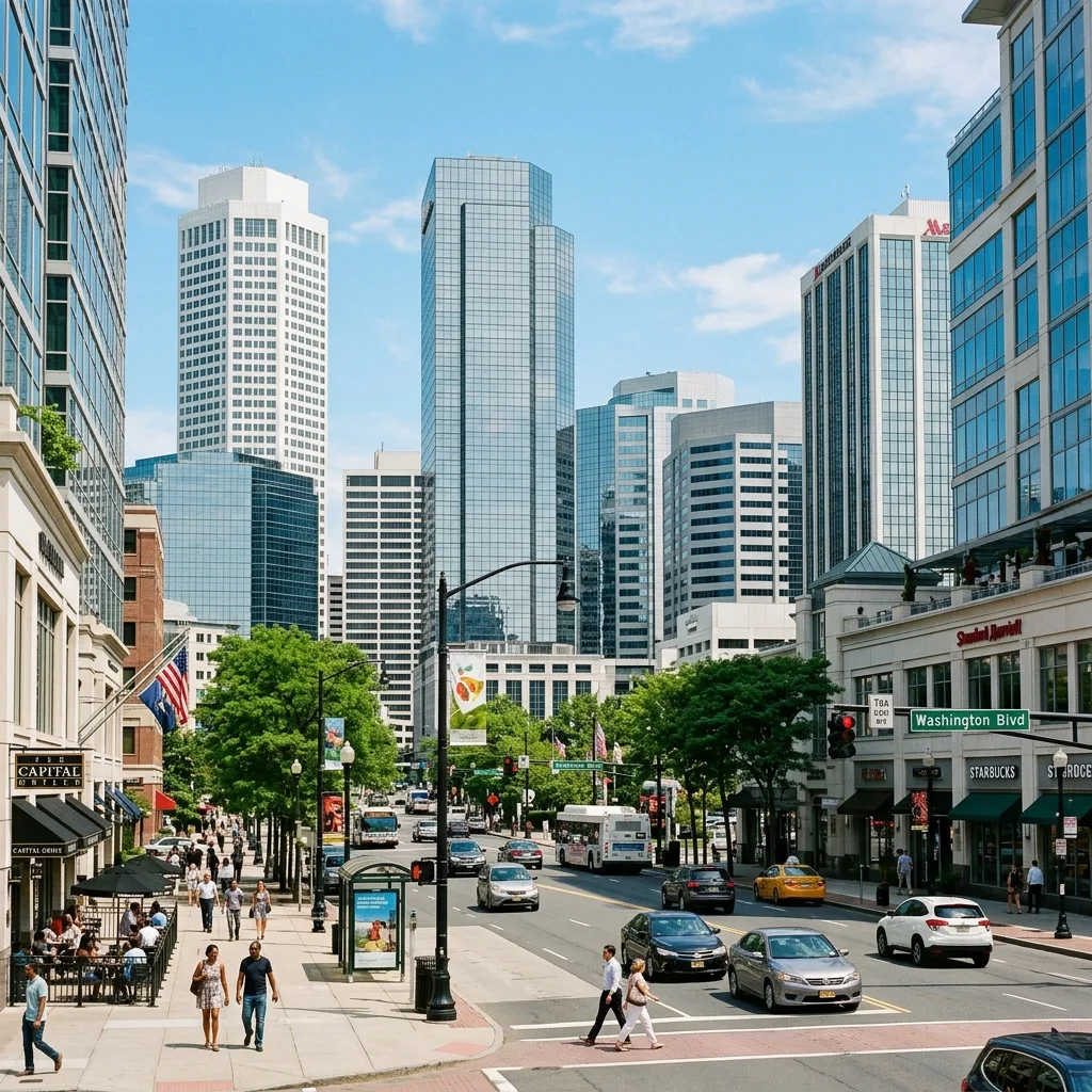 Stamford Connecticut skyline vehicle property tax mill rate