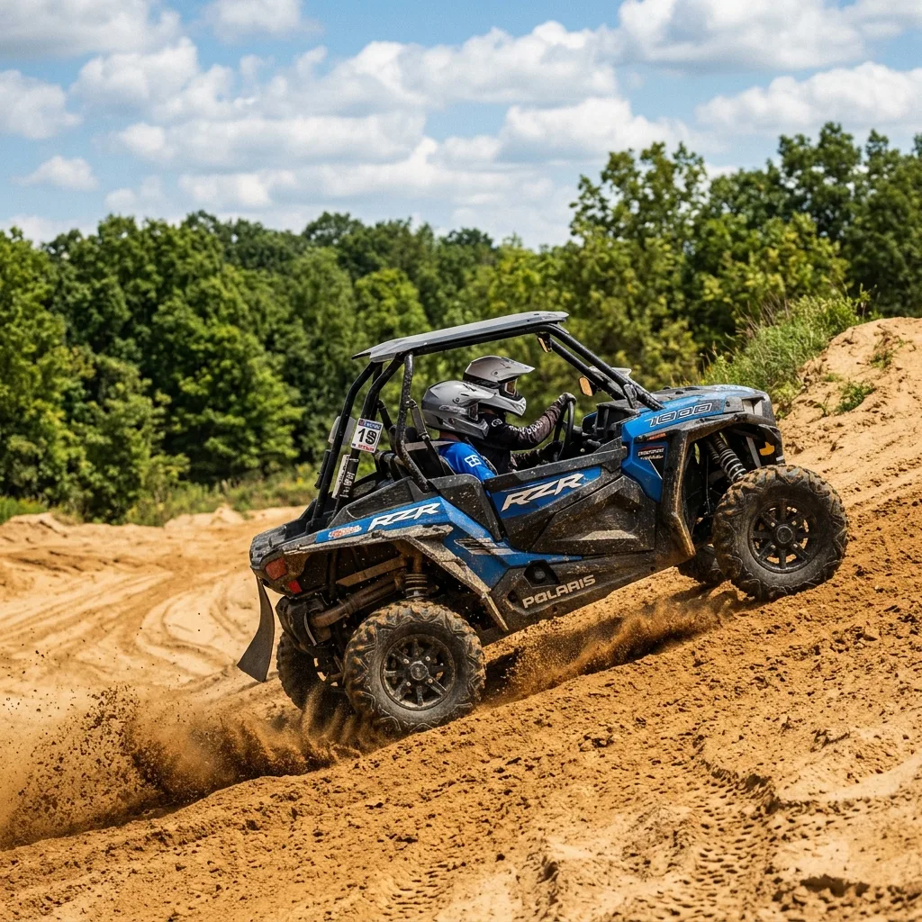 Redbird State Recreation Area ATV trail Daviess County Indiana wooded OHV riding trail head