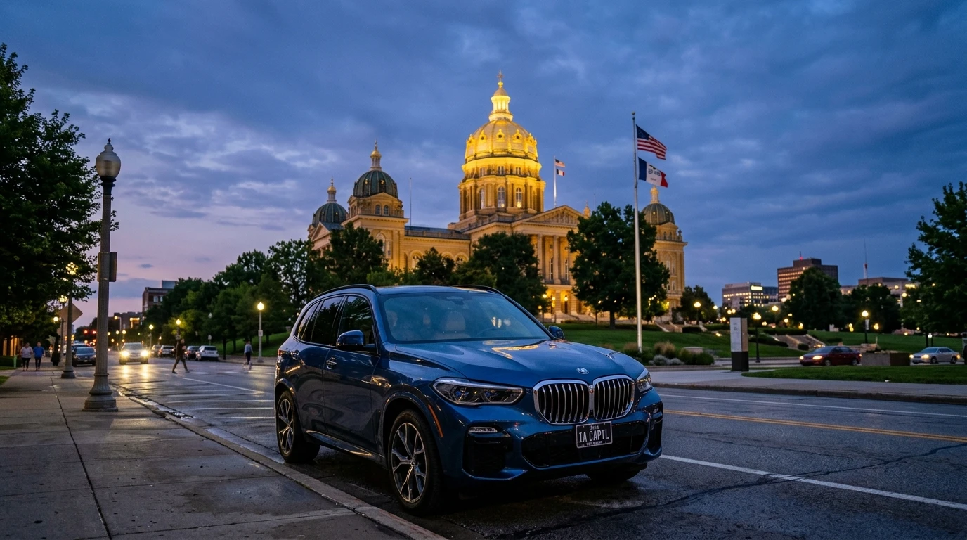 Iowa vehicle tax hits Des Moines luxury car owners with both purchase fee and annual list-price tax