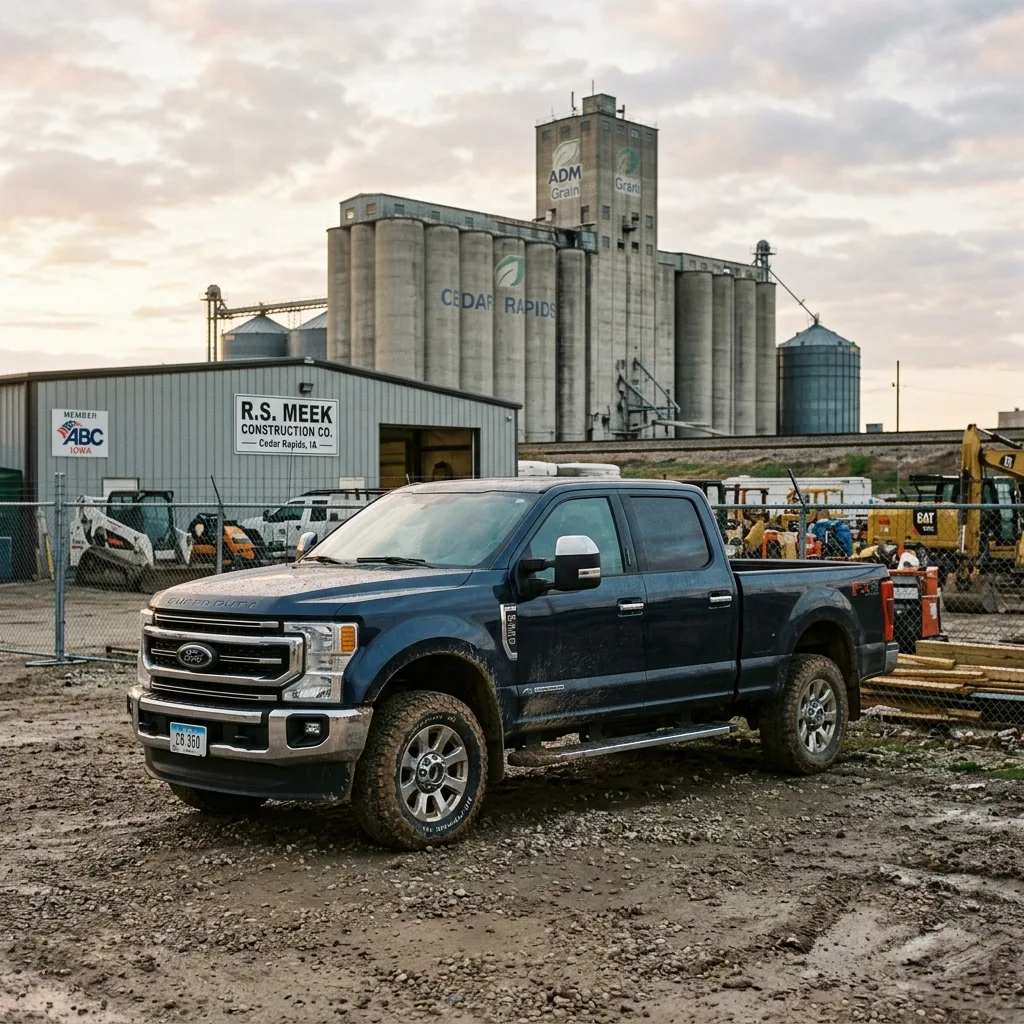 Iowa vehicle tax Ford F-350 Cedar Rapids contractor Marcus saved $4954