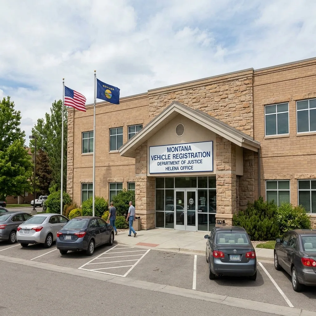 Montana vehicle registration office for court-ordered title processing