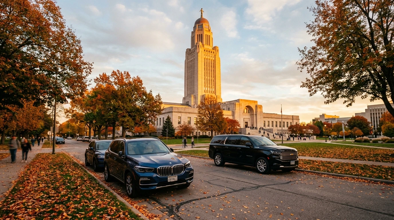 Nebraska vehicle tax impact on luxury car owners - Lincoln Capitol and BMW X5