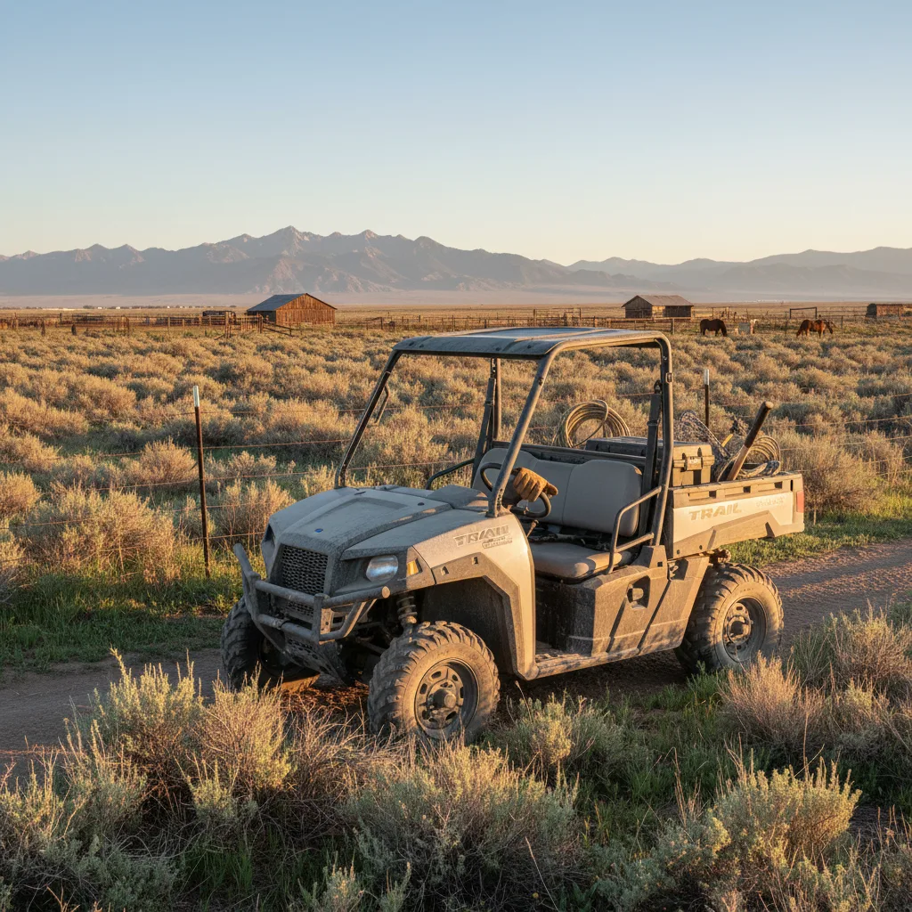 Working ranch UTV in Elko County Nevada
