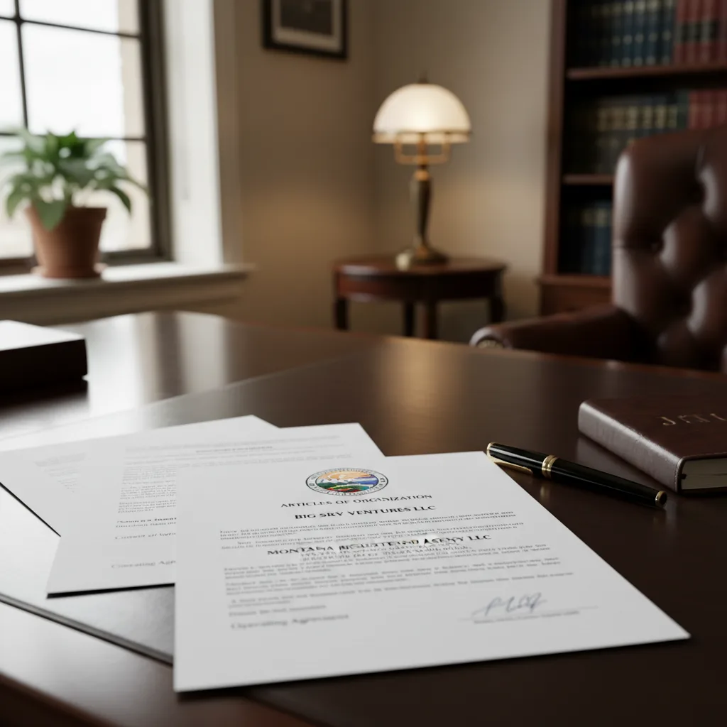 Montana LLC formation legal documents