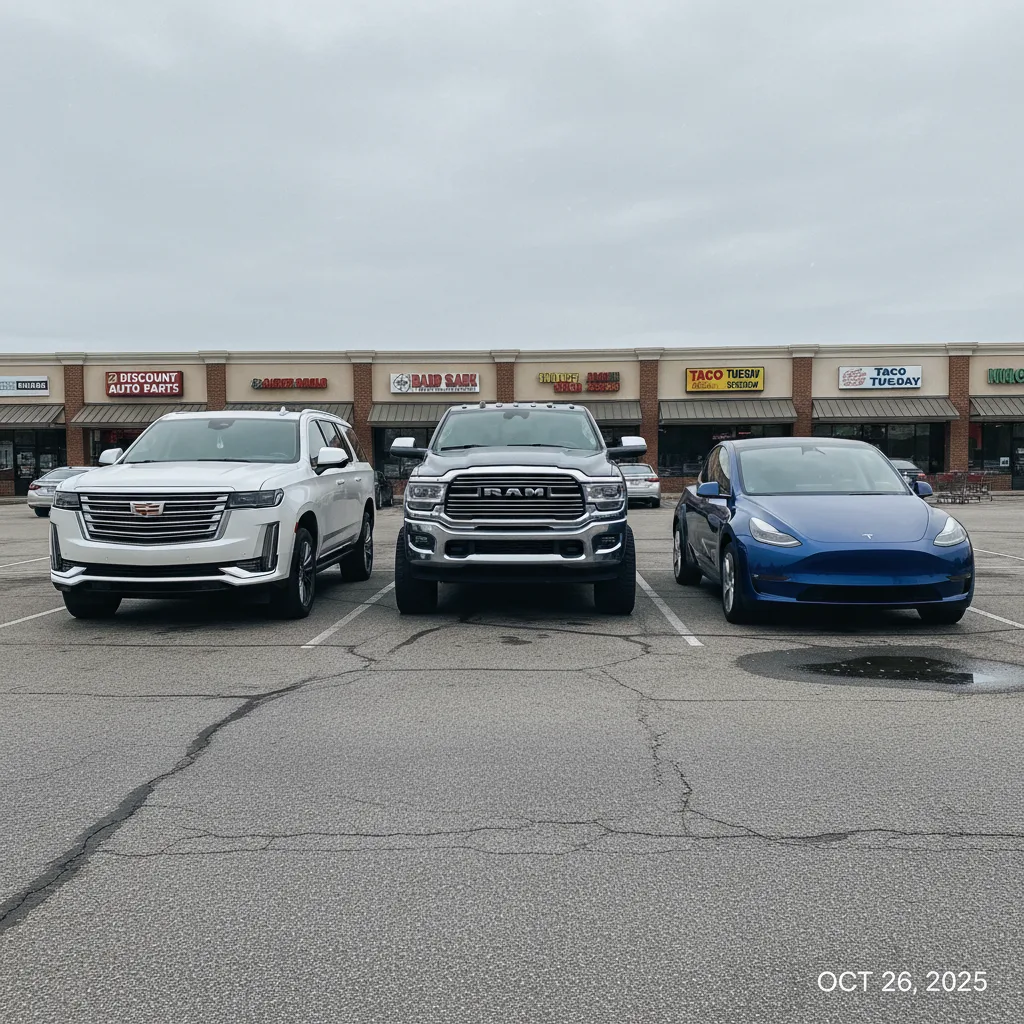 luxury SUV pickup truck and Tesla comparison new mexico vehicle tax