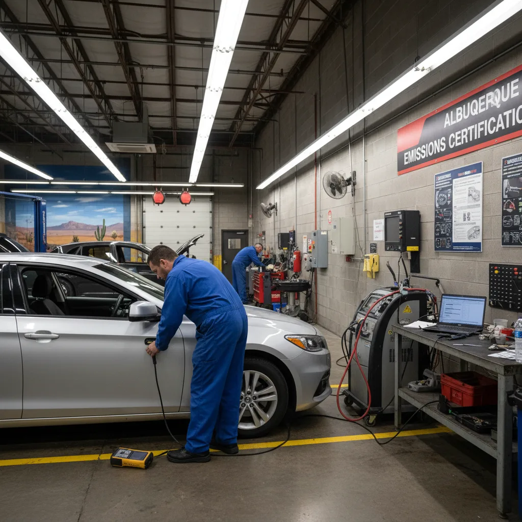 vehicle emissions testing facility Bernalillo County Albuquerque