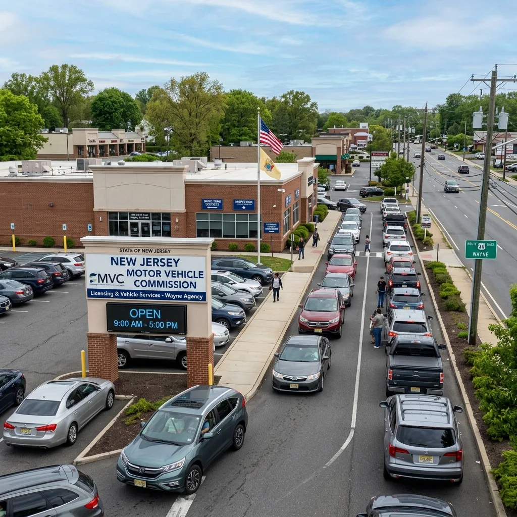 New Jersey MVC registration office vehicle title transfer documents