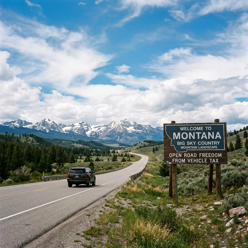 Montana LLC registration zero tax New York vehicle