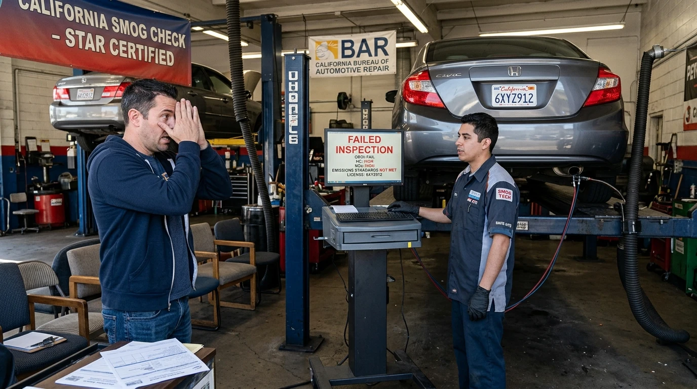 failed smog check california emissions test nightmare montana solution