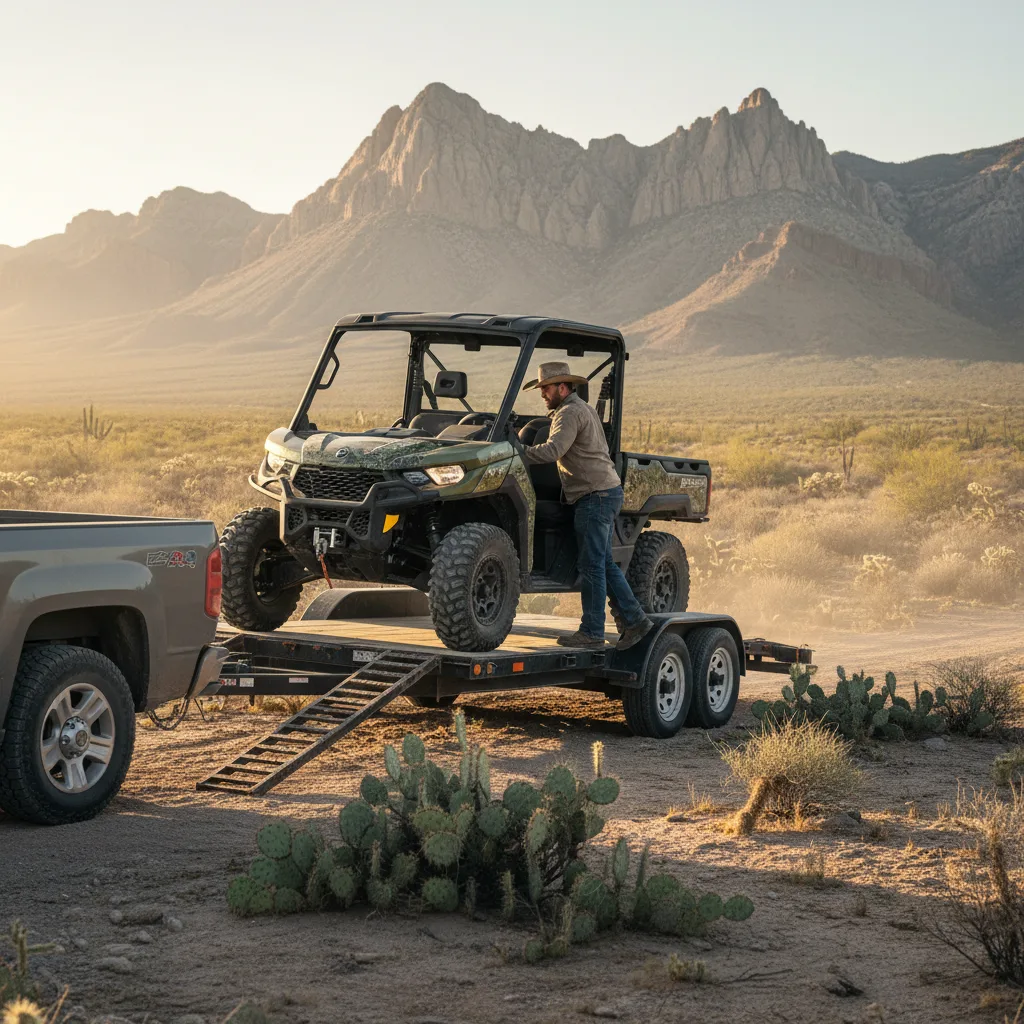 Polaris RZR side-by-side Central Texas hill country