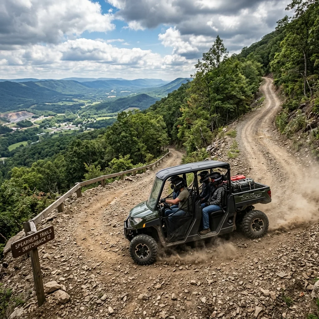 virginia off-road restrictions Polaris Ranger UTV Spearhead Trails Southwest Virginia coal country mountains