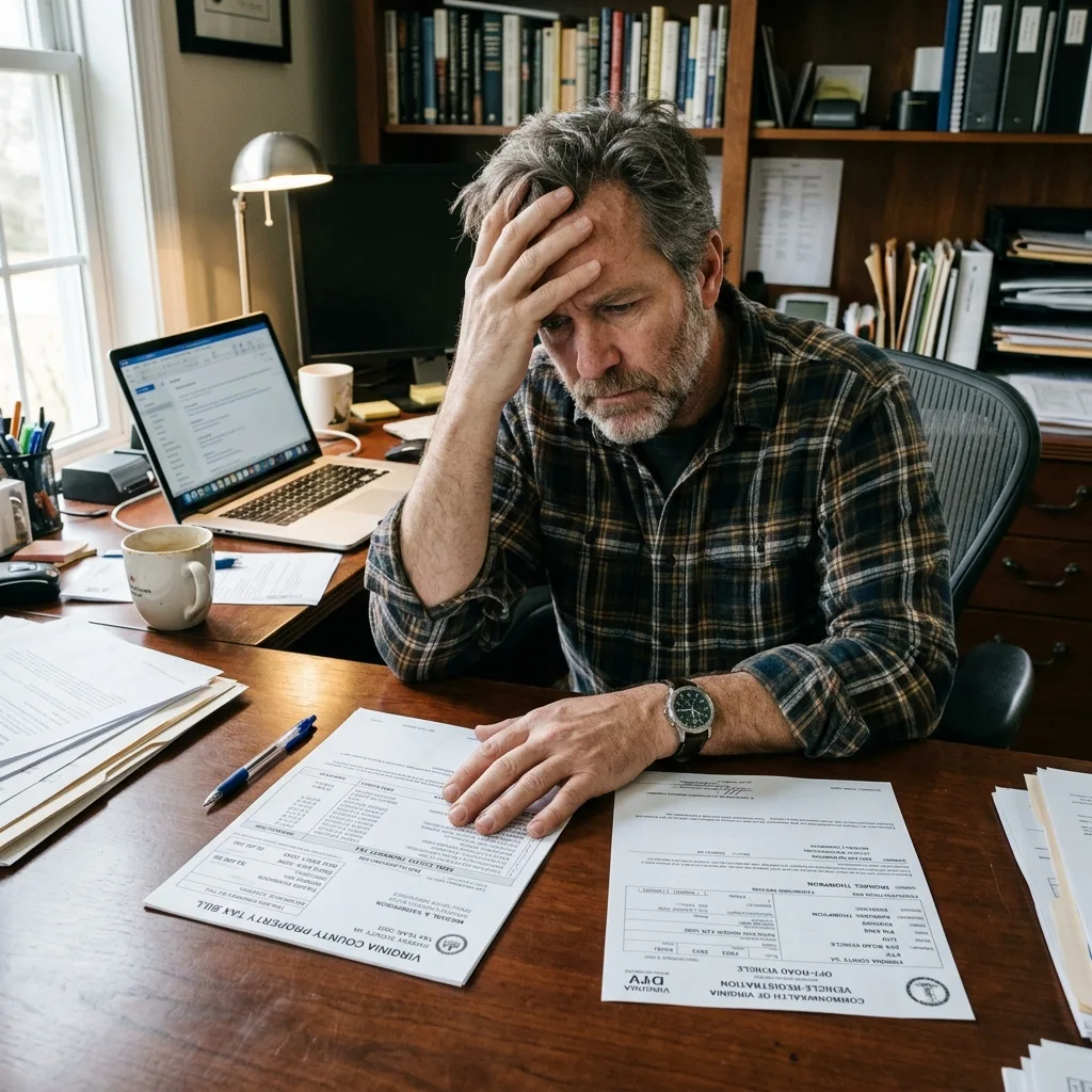 virginia off-road restrictions personal property tax bill UTV side by side office