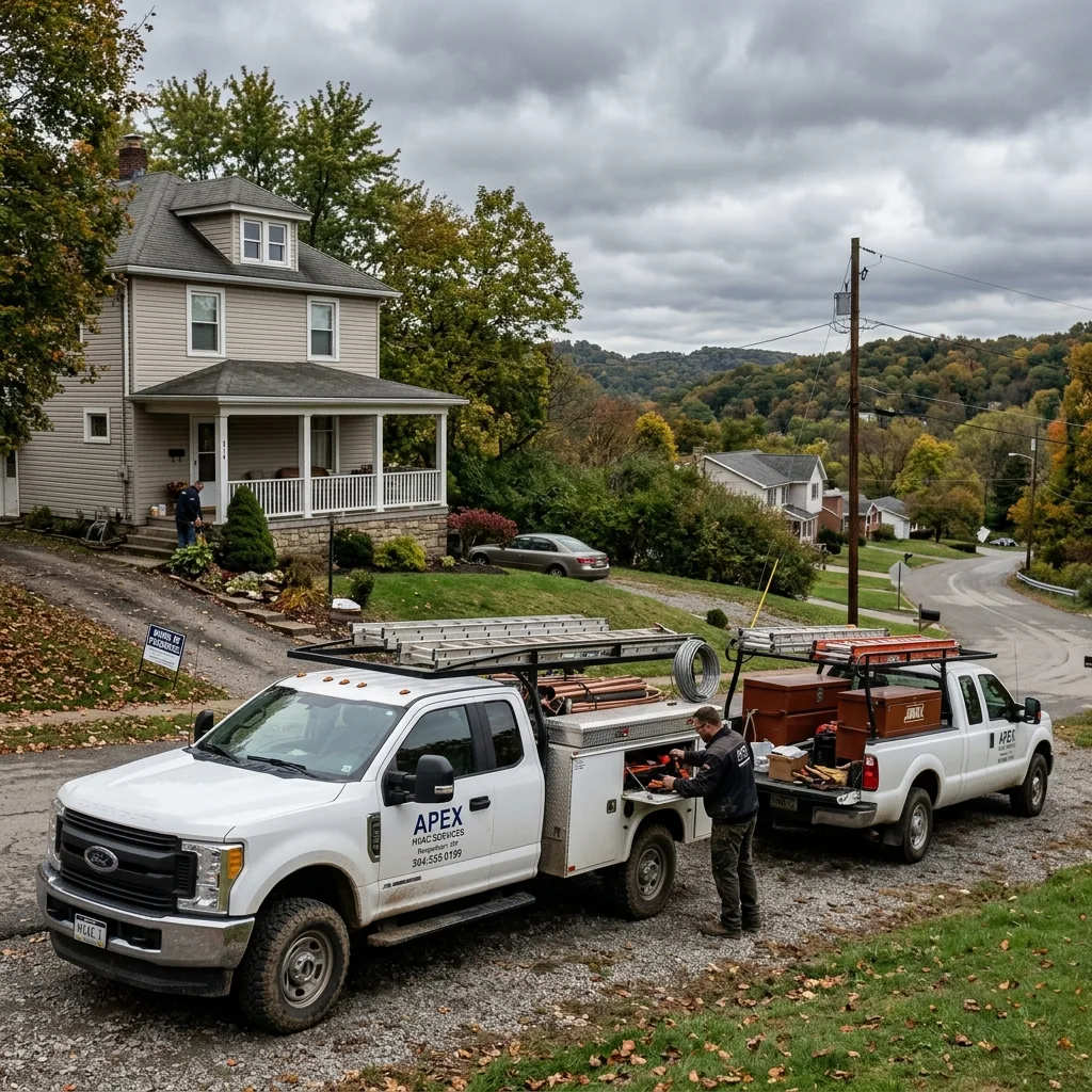 HVAC contractor work trucks in Morgantown WV subject to personal property tax
