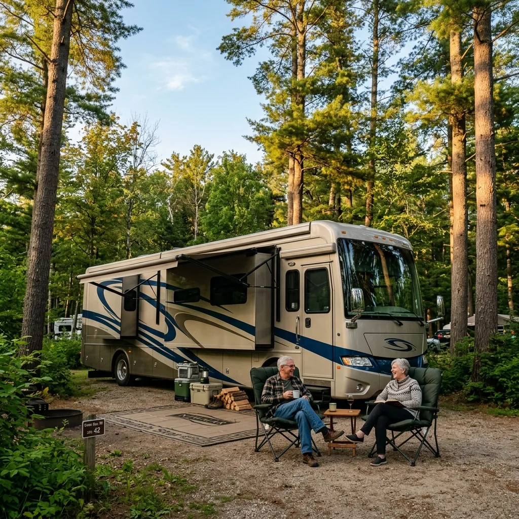 Class A motorhome Green Bay Wisconsin De Pere RV tax Montana LLC
