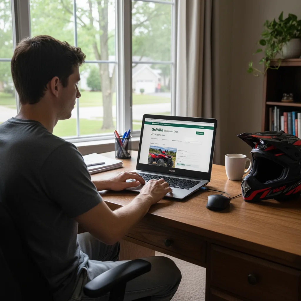 Wisconsin DNR ATV registration online at GoWild.wi.gov